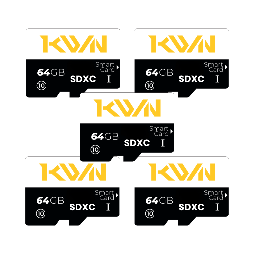 Kit Cartão de Memória 64GB - 5 Unidades